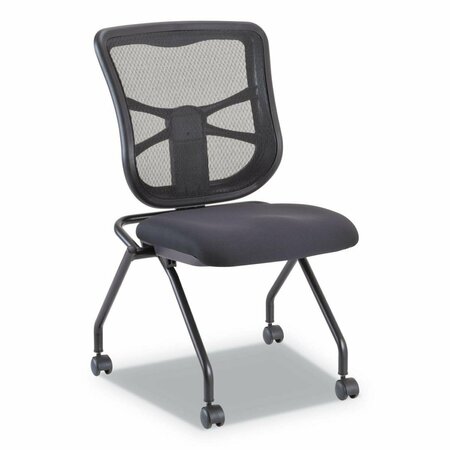 FINE-LINE Elusion Narm Mesh Nesting Chair, Black - 2 Count FI2492875